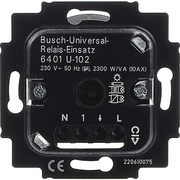 Busch-Jaeger Univ.Relais-Einsatz UP 230V 2300W/VA 6401 U-102